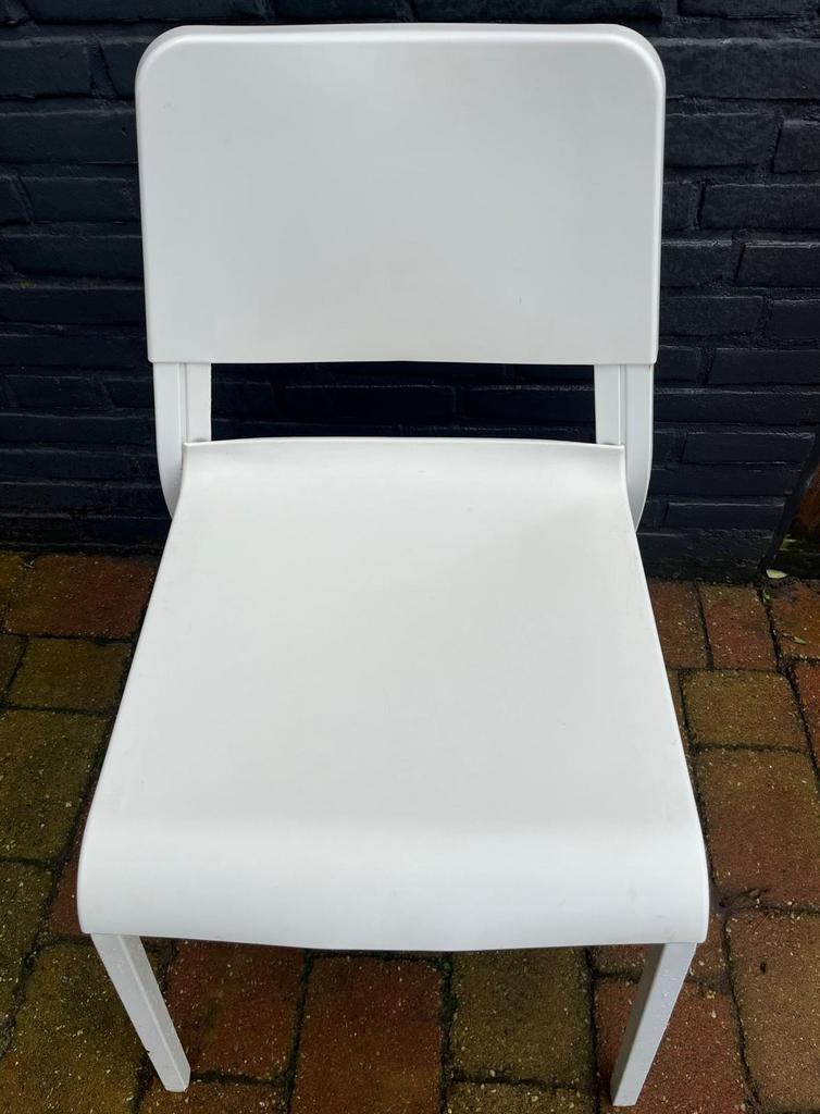 6 ikea teodores stoelen  wit, Huis en Inrichting, Ophalen, Gebruikt, Wit, Vijf, Zes of meer stoelen