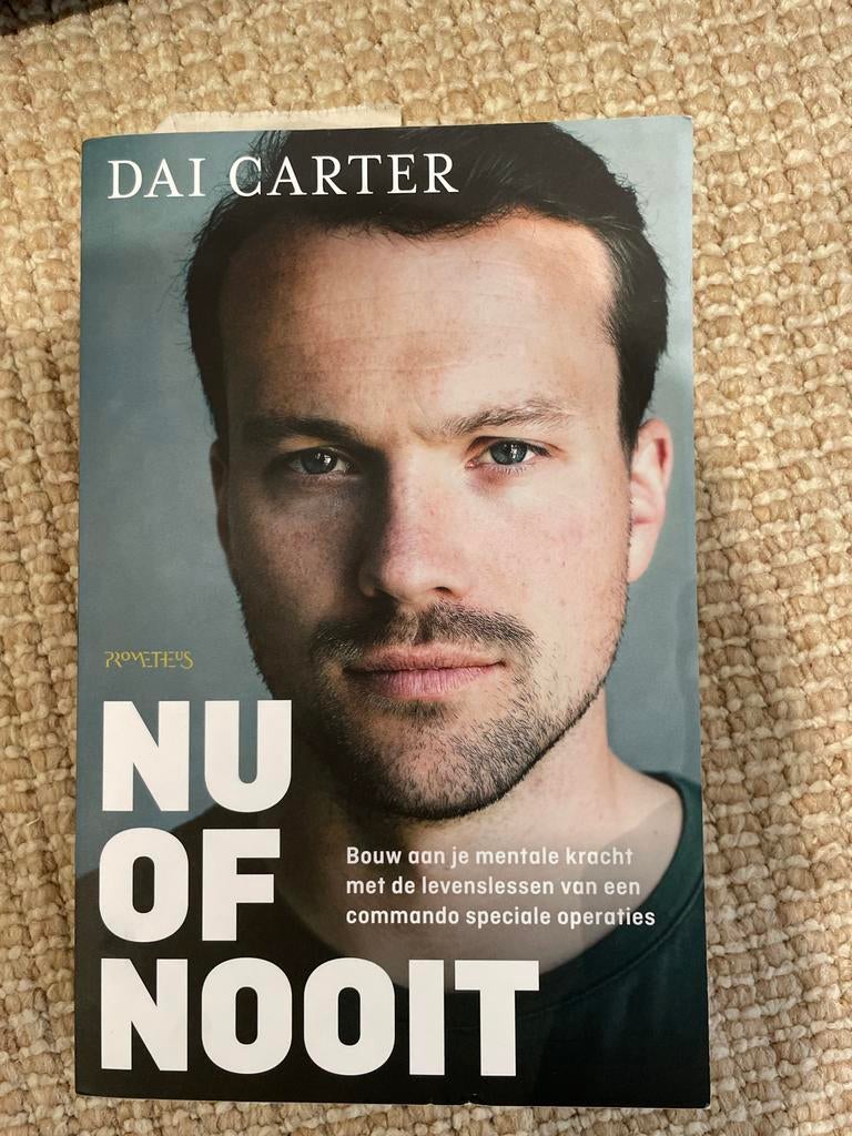 Nu of Nooit - Dai Carter, Ophalen of Verzenden, Zo goed als nieuw, Overige onderwerpen