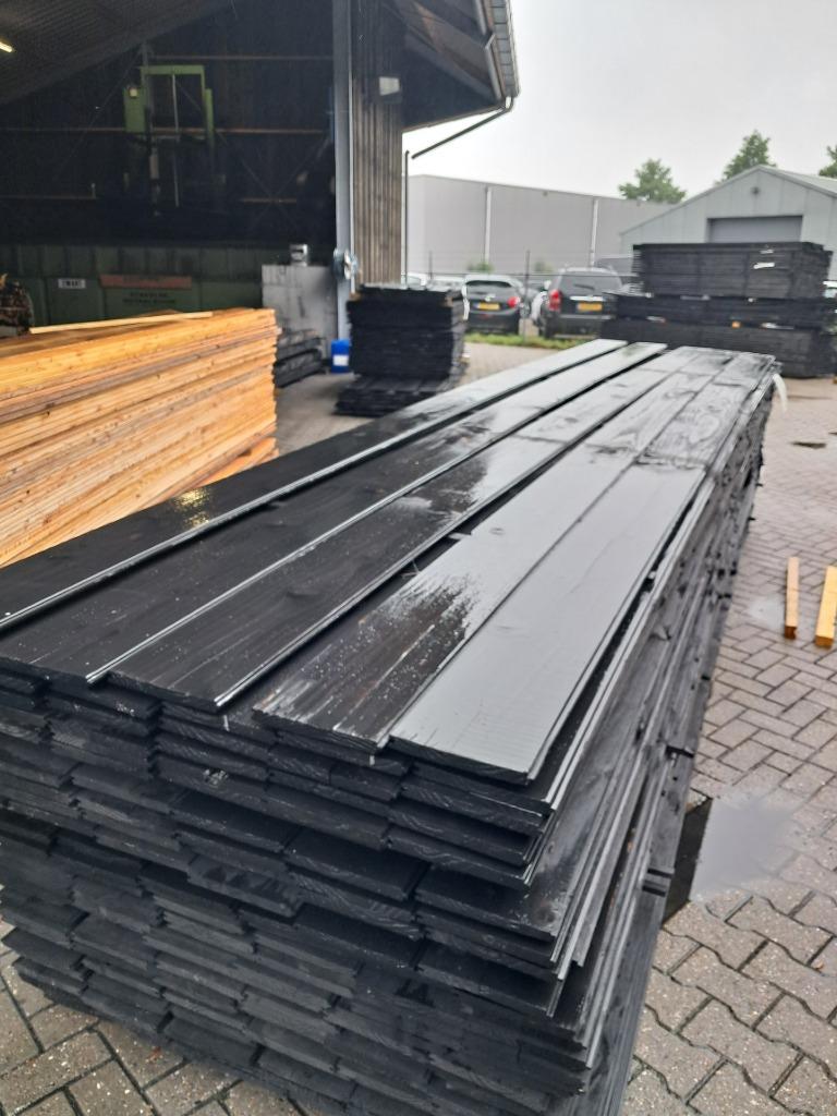 Breede vellingsdelen met veer- en groefverbinding, Ophalen, Minder dan 25 mm, Zo goed als nieuw, Plank