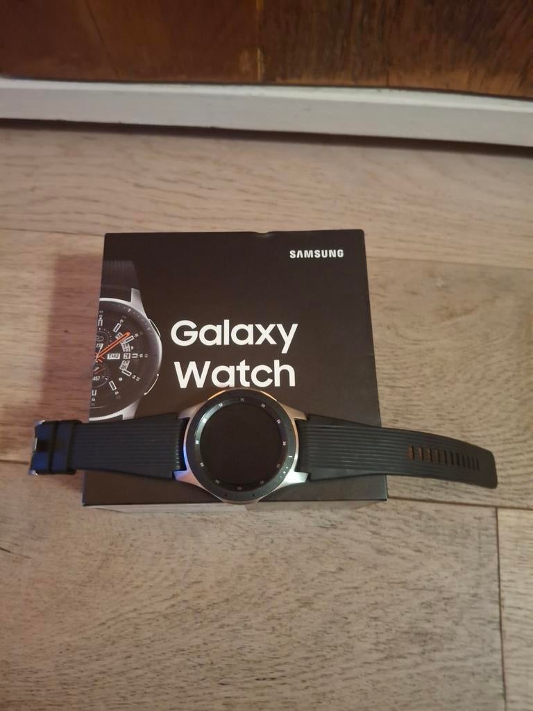 Samsung Galaxy Watch -  nieuw!, Zwart, Snelheid, Ophalen of Verzenden, Zo goed als nieuw