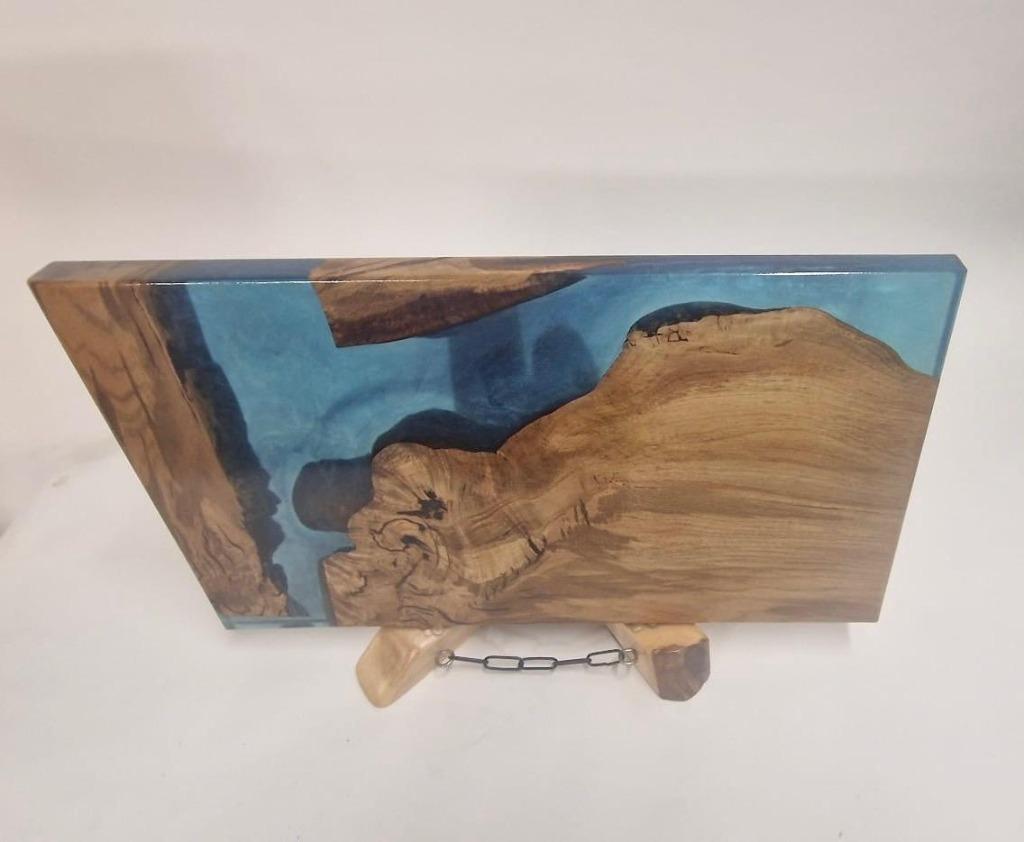2 diverse Epoxy rivier salontafel, nu in actie voor 150€, Nieuw, Rechthoekig, Overige houtsoorten, 50 tot 100 cm