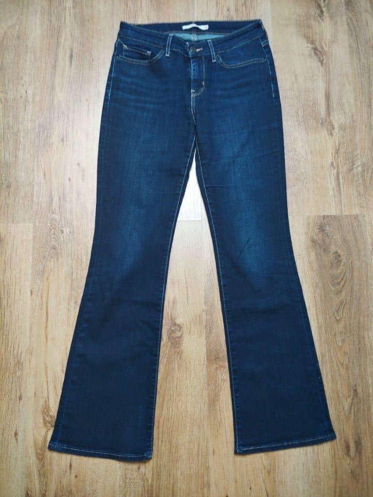 Levis 715 bootcut 28 / 32, Blauw, Ophalen of Verzenden, Zo goed als nieuw, W28 - W29 (confectie 36)