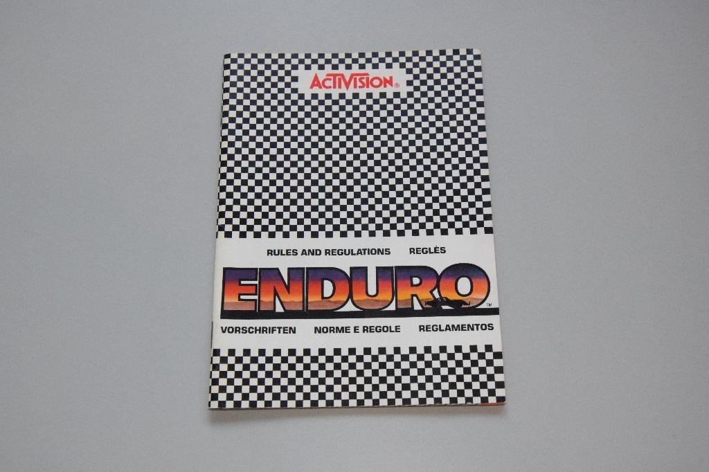 Atari 2600 : Enduro (alleen Handleiding), Spelcomputers en Games, Games | Atari, Gebruikt, 1 speler, Racen en Vliegen, Ophalen of Verzenden