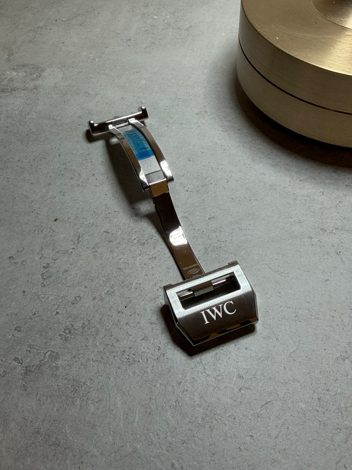 IWC vouwsluiting, Overige merken, Leer, Staal, Verzenden