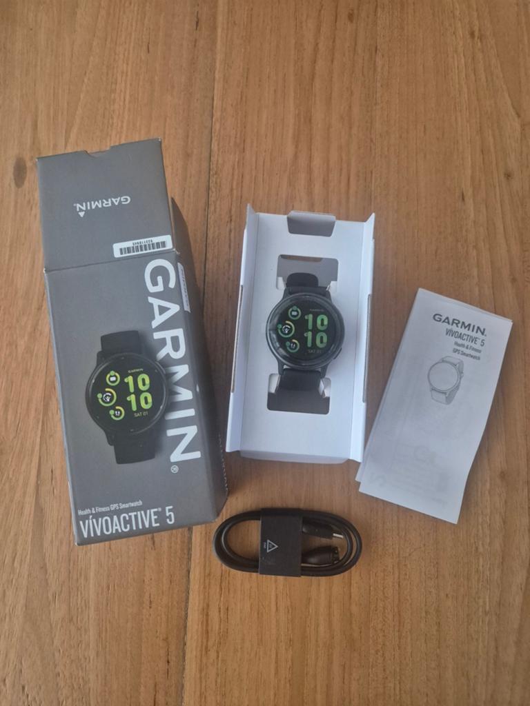 Garmin Vivoactive 5 Smartwatch - Nieuw in doos, Zwart, Garmin, Nieuw, Ophalen of Verzenden