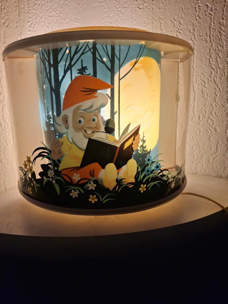 Leuk oud kindernachtlampje., Ophalen of Verzenden, Gebruikt