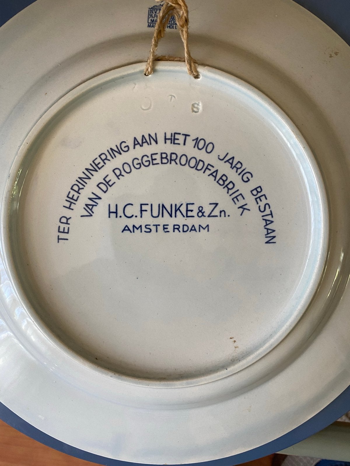 Antieke wandborden: Delfts Blauw en Art Nouveau, Ophalen of Verzenden