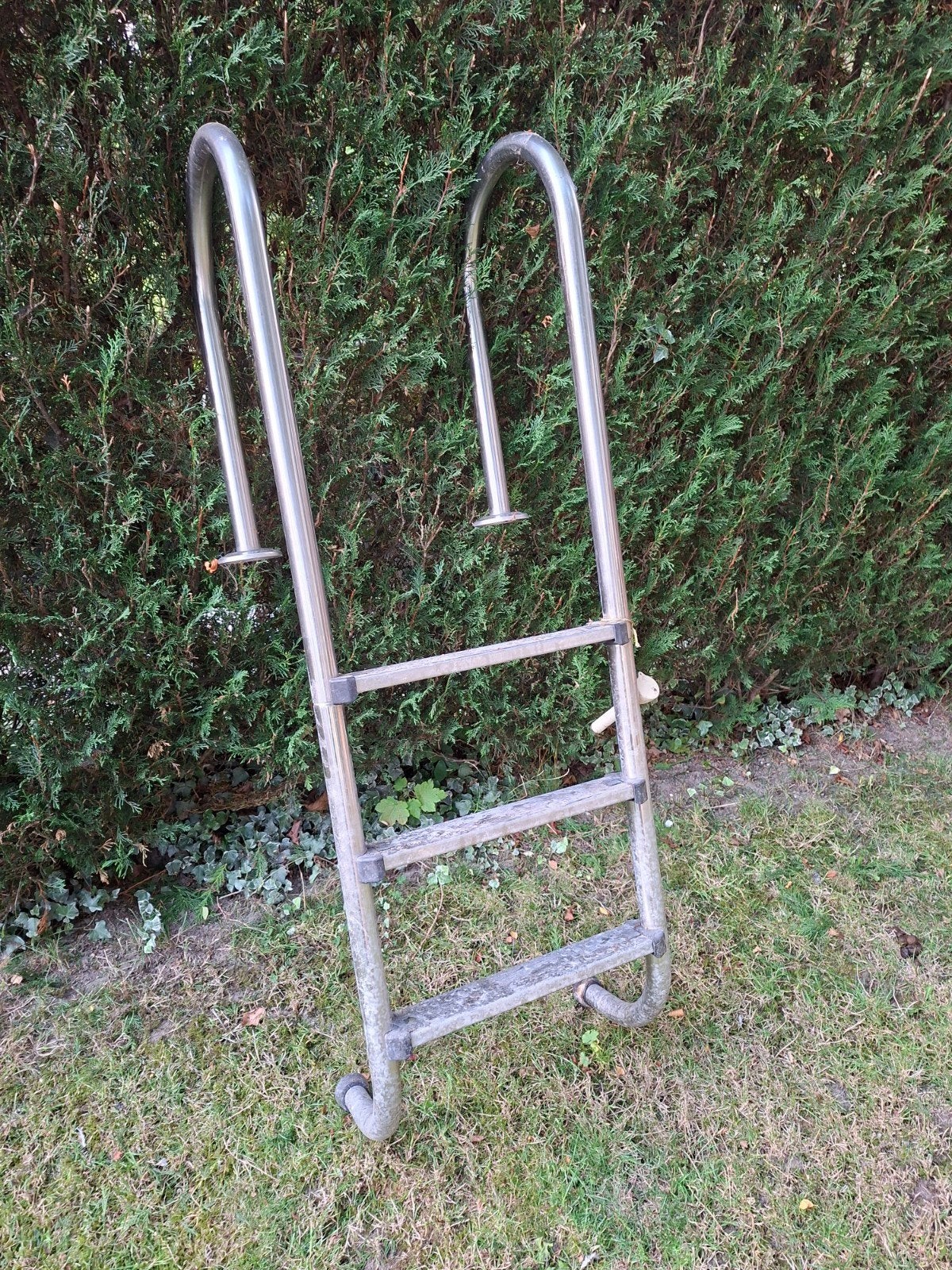 rvs zwembadtrap, Ophalen, Gebruikt, Ladder
