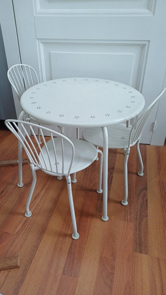 Kindertafel met stoeltjes, Kinderen en Baby's, Kinderkamer | Tafels en Stoelen, Ophalen, Gebruikt, Tafel(s) en Stoel(en)