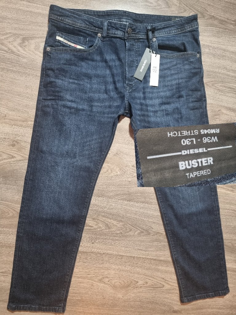 - NIEUWE - Diesel BUSTER W36 L30 * 36x30 Tapered #D3178, Kleding | Heren, W36 - W38 (confectie 52/54), Diesel, Blauw, Diesel