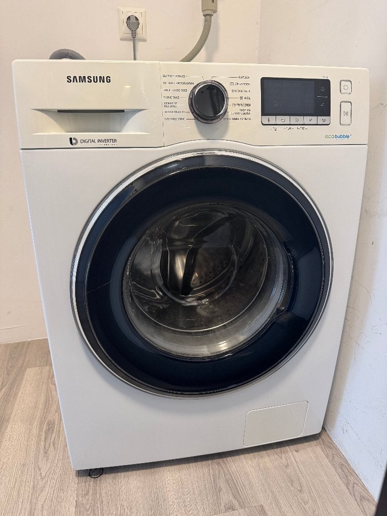 Samsung EcoBubble 8kg wasmachine 1400 toeren | werkt goed, Gebruikt, Ophalen of Verzenden, Voorlader, Energieklasse A of zuiniger