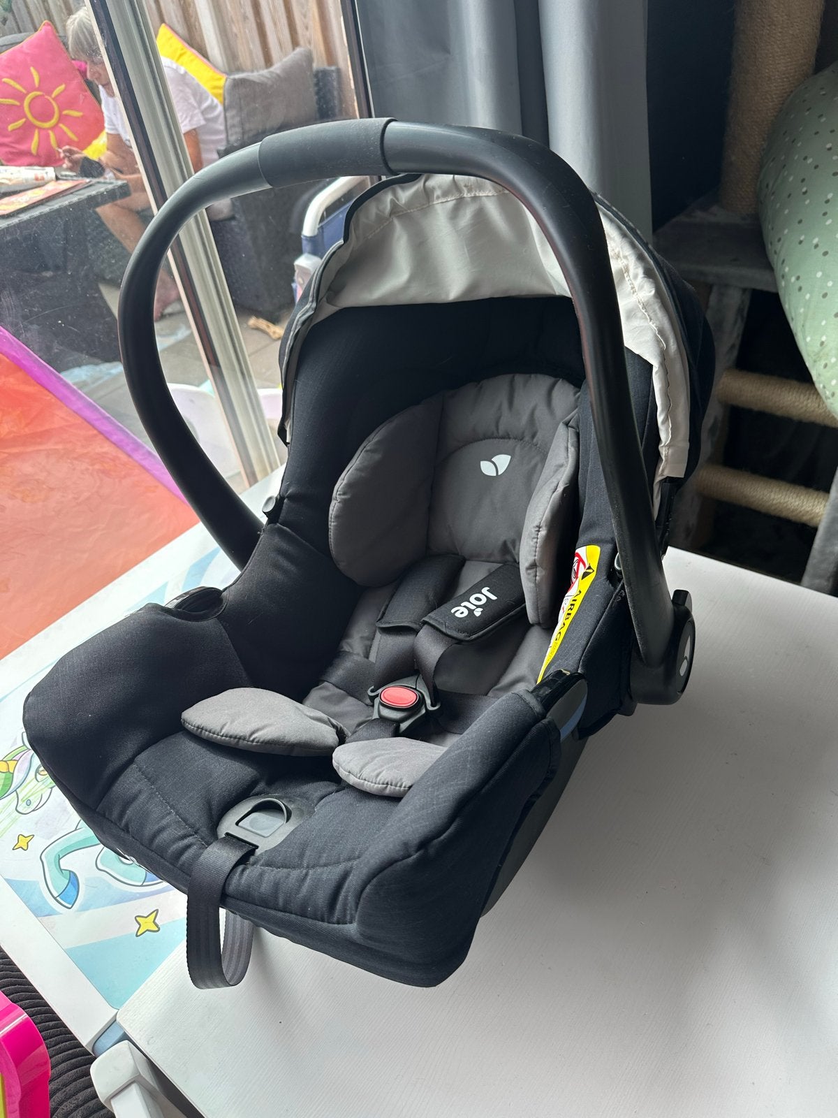 Joie autostoel zeer weinig gebruikt., Autogordel, Zijbescherming, Zo goed als nieuw, 0 t/m 13 kg