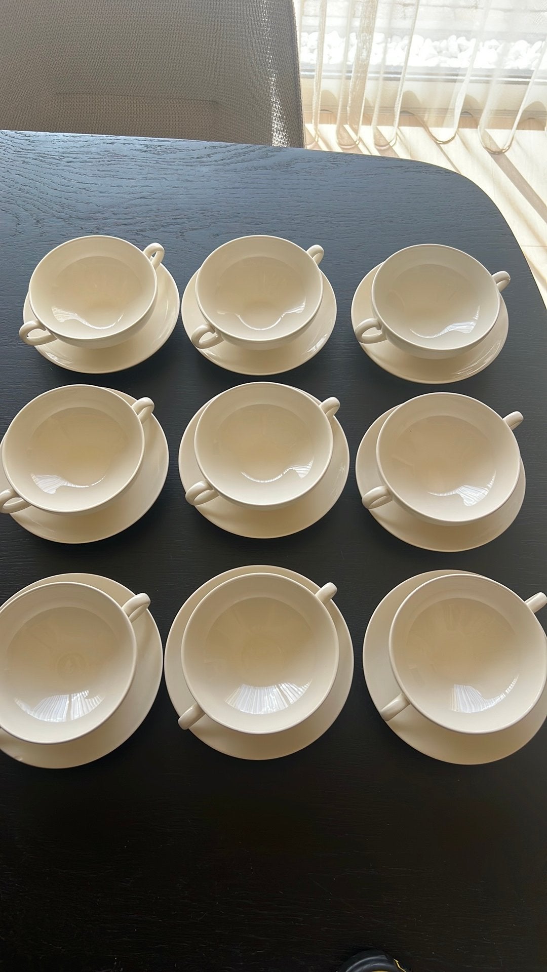 Wedgwood traditional plain soepkop en schotel, Ophalen of Verzenden