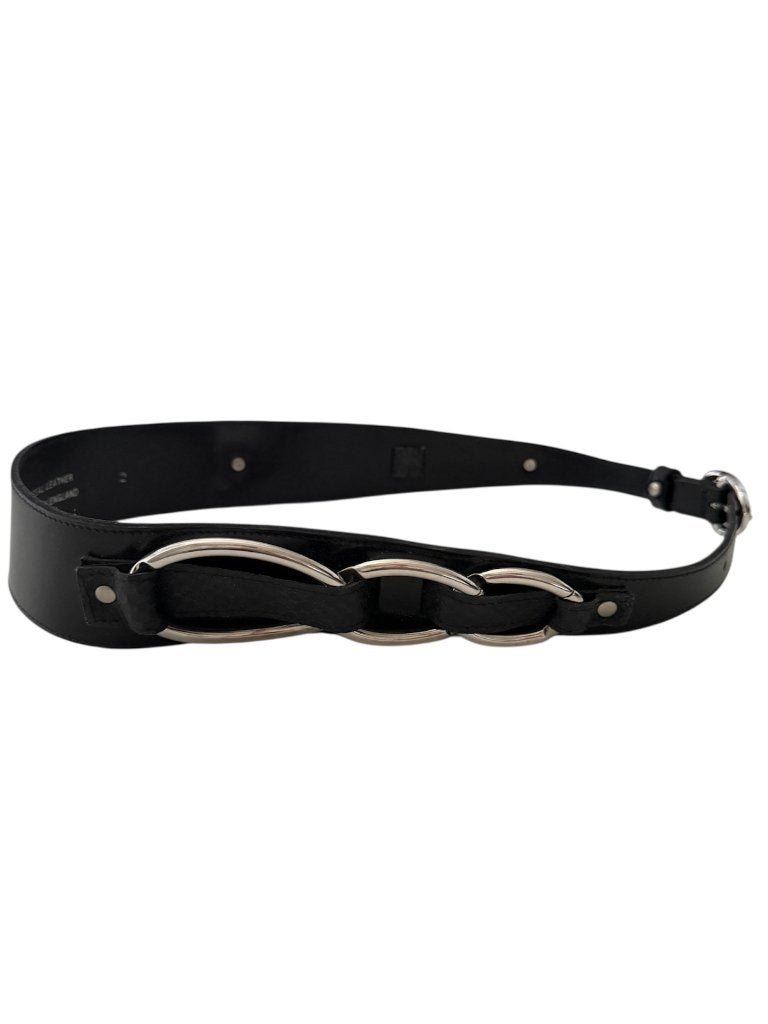 Karen Millen riem 85, Verzenden, Zwart, Zo goed als nieuw, Boven de knie