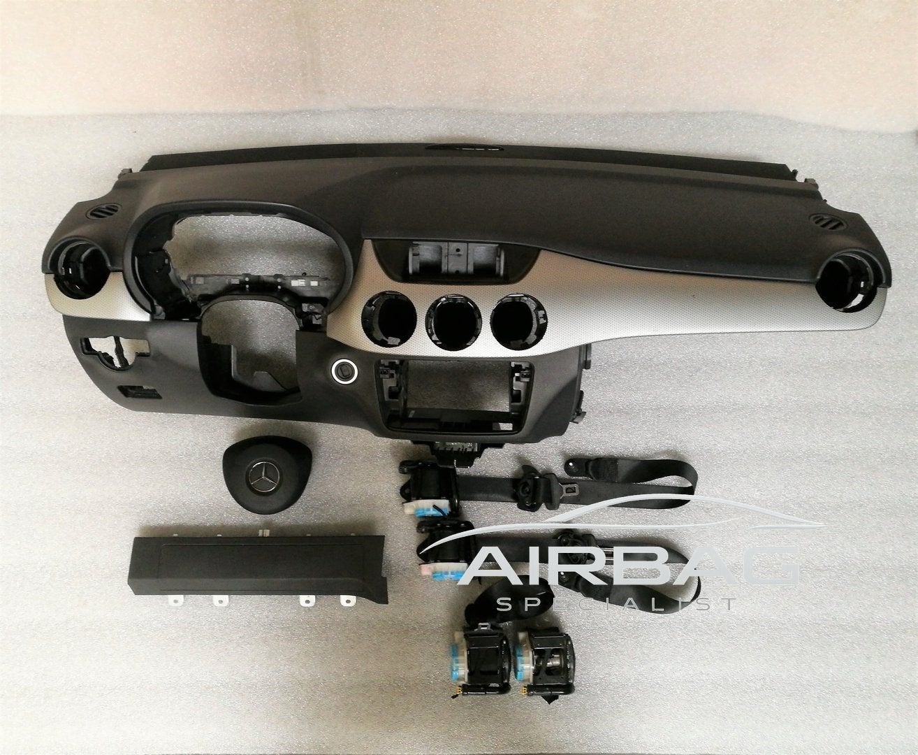 MERCEDES B-KLASSE W246 airbag set dashboard gordel2012- 2018, Gebruikt, -, Ophalen of Verzenden, -