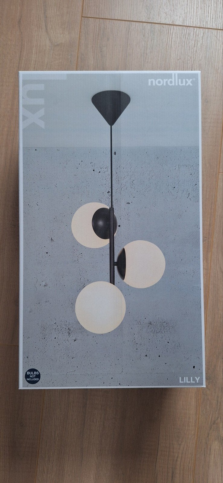 Nordlux Hanglamp Lilly Zwart - Nieuw in doos, Ophalen, Nieuw, Glas, Modern