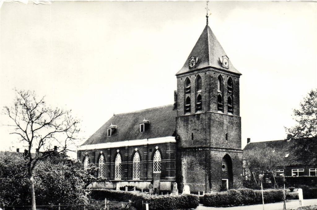 N.H. Kerk, Poederoijen [Gld.] - 1987 gelopen, Verzamelen, Ansichtkaarten | Nederland, Ophalen of Verzenden, 1980 tot heden, Gelopen
