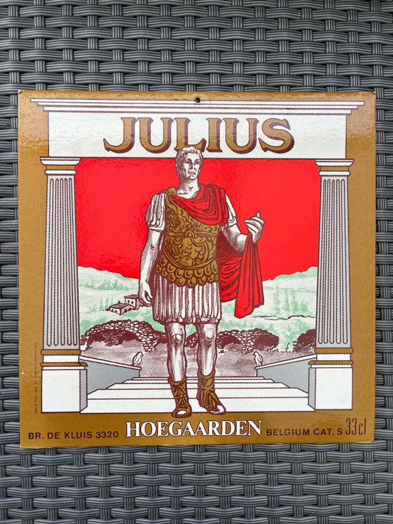 Reclamebord voor Julius Bier - Brouwerij de kluis, Verzamelen, Biermerken, Ophalen of Verzenden
