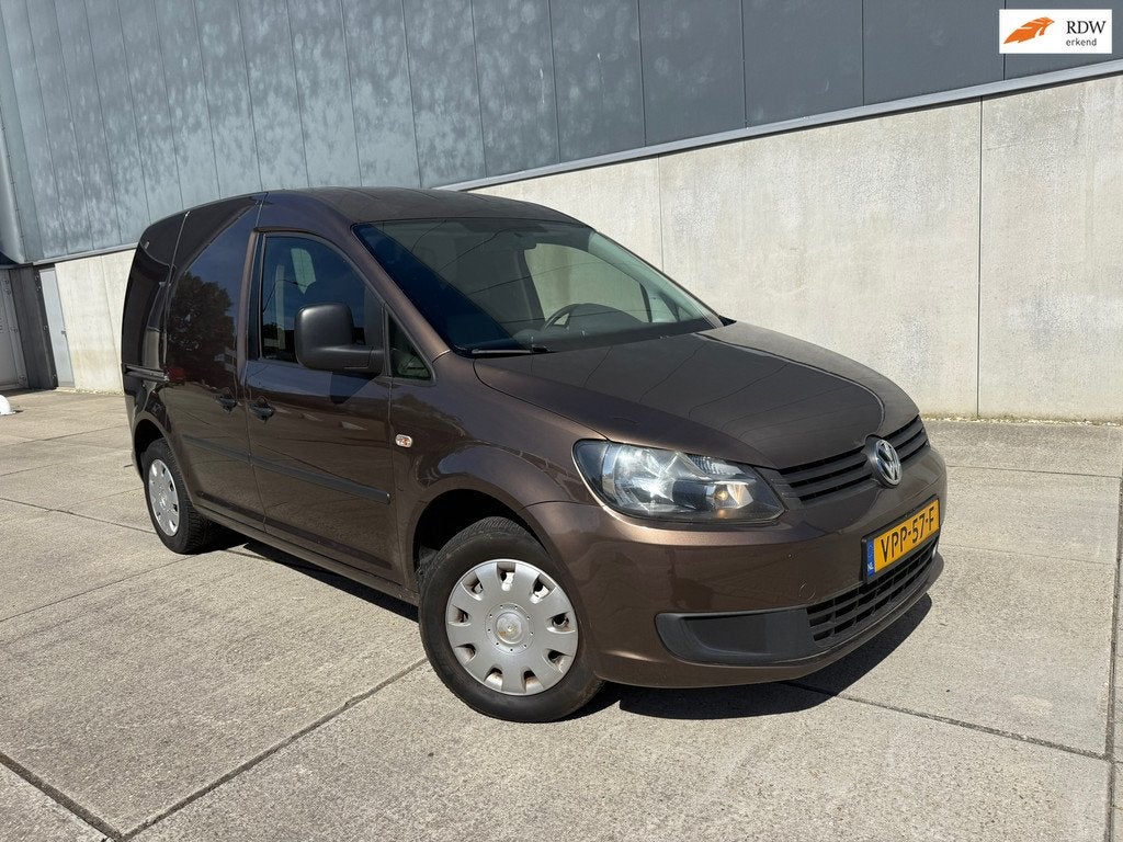 Volkswagen Caddy 1.6 TDI AUTOMAAT Scherm Navi Airco apk 2027, Euro 5, 4 cilinders, Bruin, Volkswagen