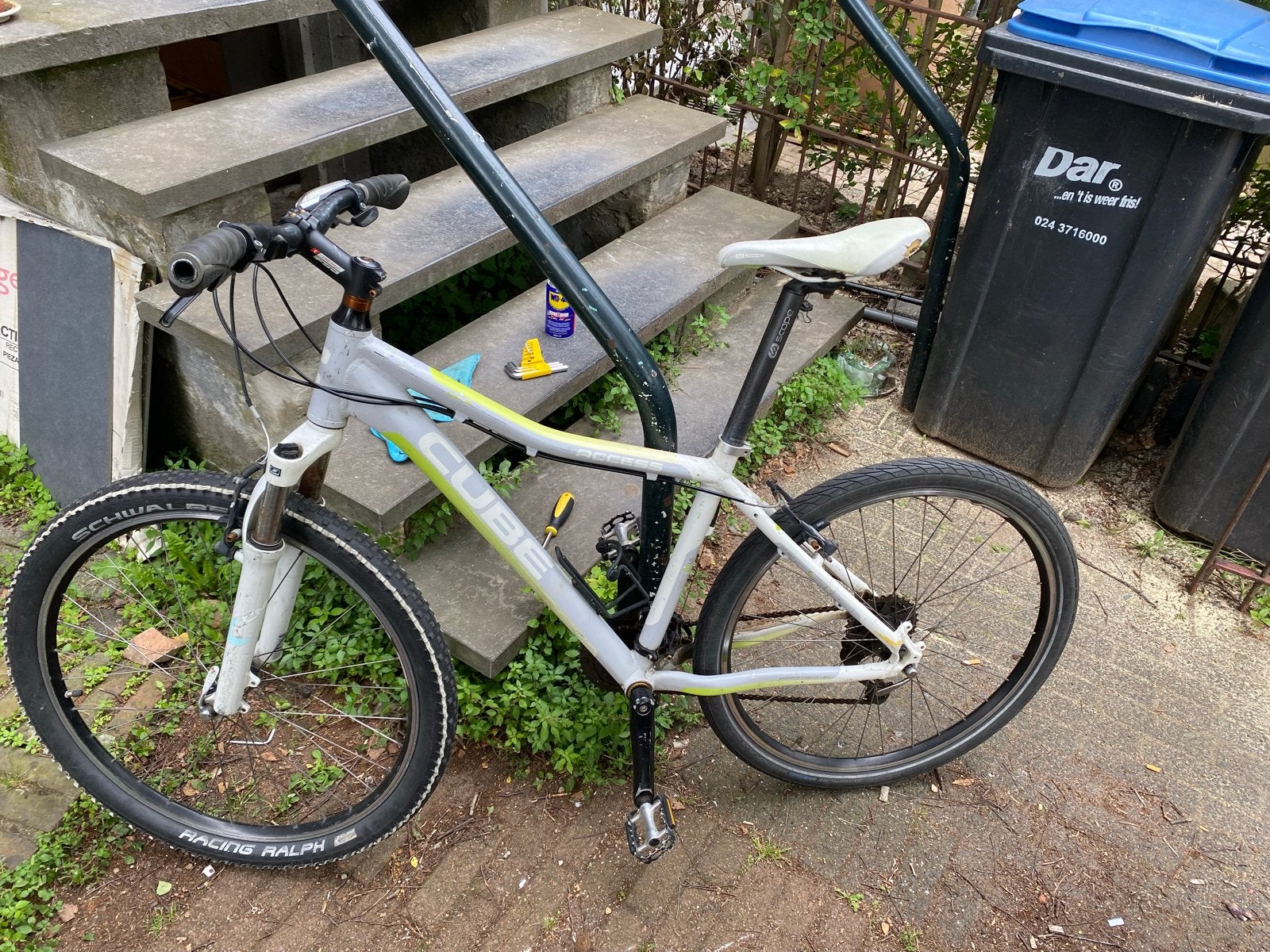 Cube 26" Mountainbike, Fietsen en Brommers, Fietsen | Crossfietsen en BMX, Ophalen, 24 inch of meer, Gebruikt, Velgrem