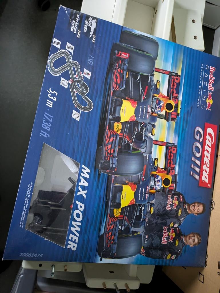 Carrera GO! Max Power Red Bull Racebaan, Ophalen, Carrera, Elektrisch, Met looping