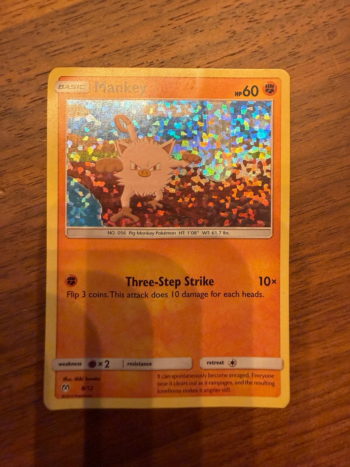 Mankey McDonald’s Pokémon Kaart Promo, Ophalen of Verzenden, Gebruikt, Losse kaart