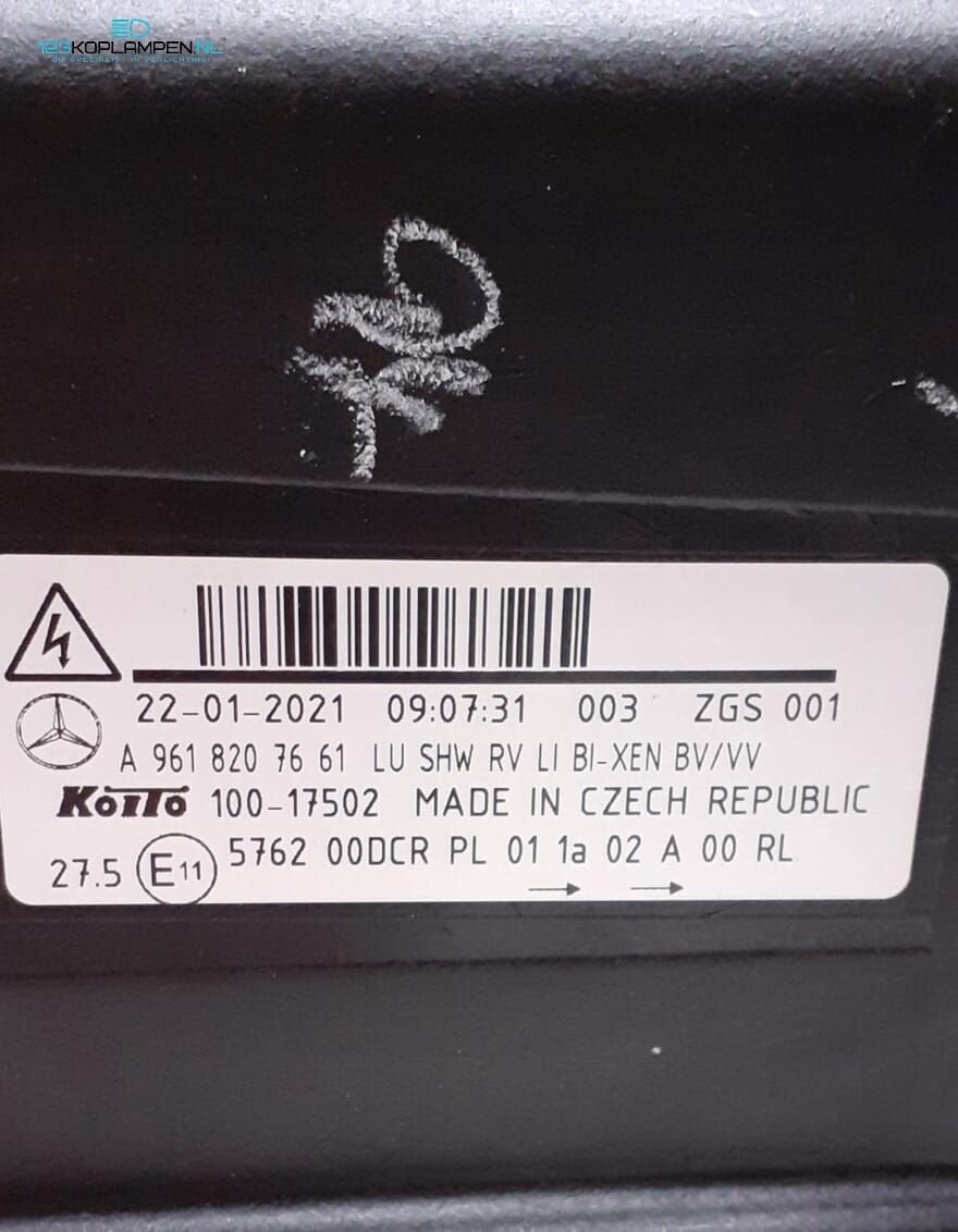 Mercedes Actros MP4 MP5 Xenon Led Koplamp links rechts, Gebruikt, -, Verlichting, Ophalen of Verzenden