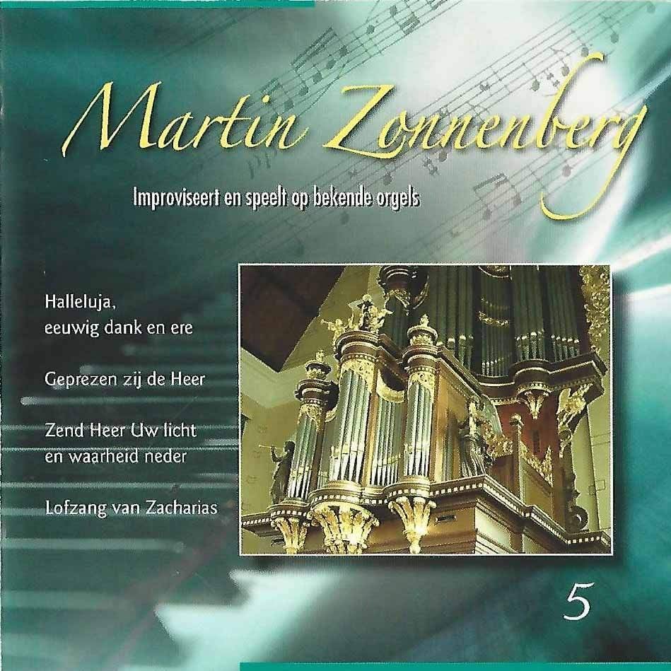 Orgel-2-CD: Martin Zonnenberg - Improviseert en speelt op be, Ophalen of Verzenden, Zo goed als nieuw, Instrumentaal, Orgel