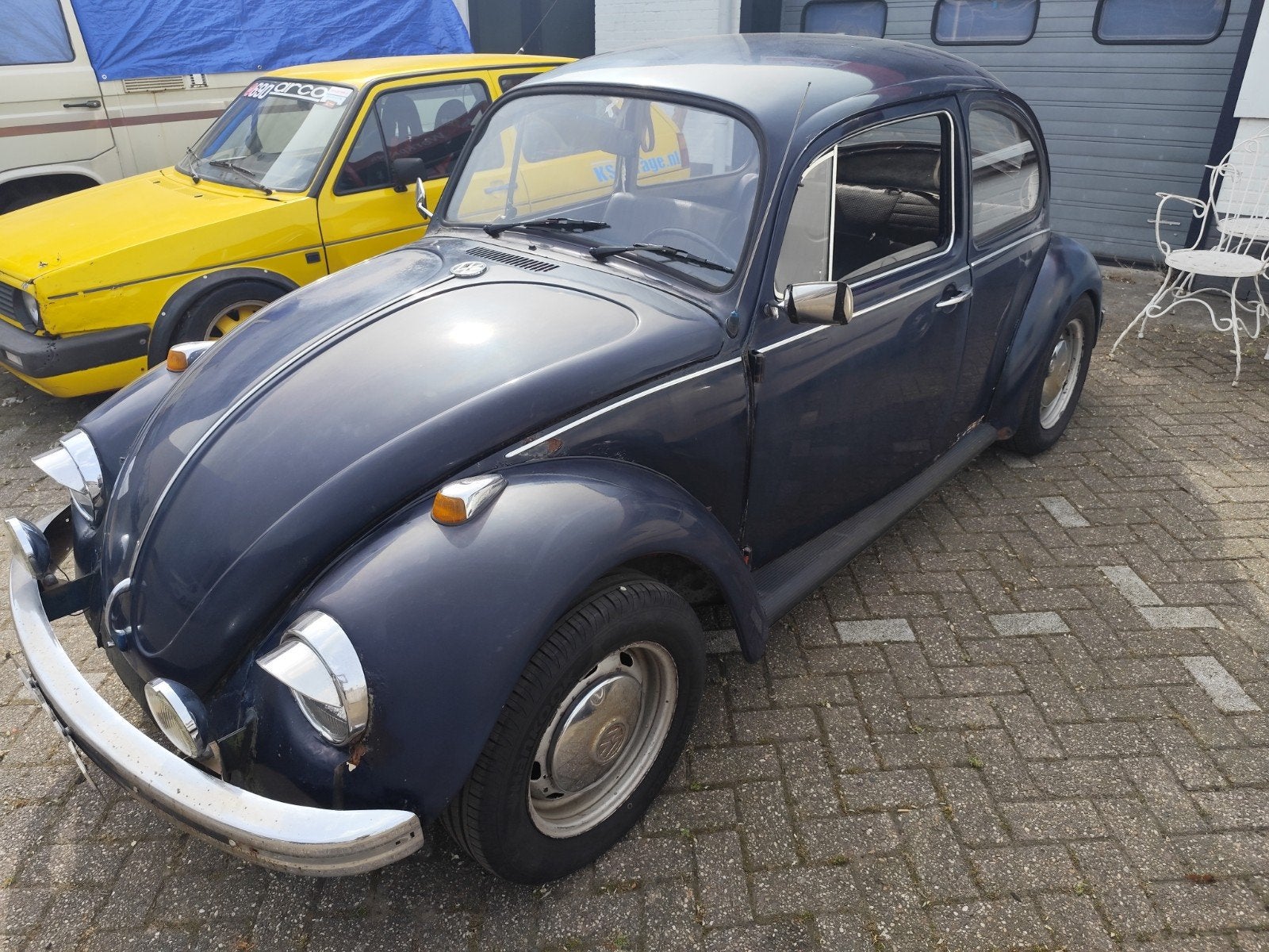 Volkswagen kever 1972 1300cc, Auto's, Blauw, Bedrijf, 773 kg, Sedan