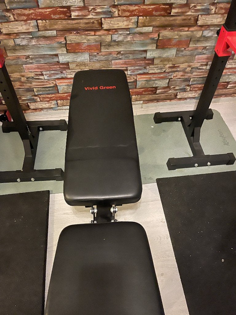 Foto 5 van Complete bankdruk set met stang en 147.5 kg aan gewichten