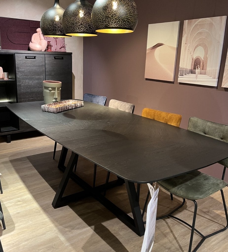 Ridgefield Eettafel Ovaal 240x110 Castle Antraciet - Henders, Niet ingevuld, Niet ingevuld, Niet ingevuld