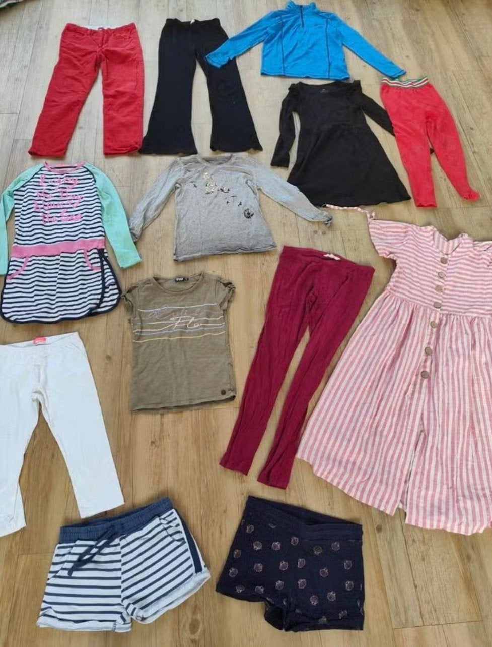 13 delig zomer kledingpakket meisje maat 134 140, Ophalen of Verzenden, Gebruikt, Meisje
