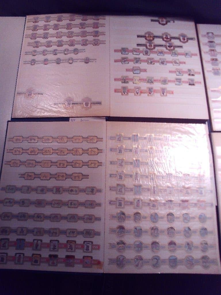 4 dikke Albums met 1000-den Sigarenbandjes, Verzamelen, Ophalen of Verzenden, Zo goed als nieuw, Sigarenbandjes