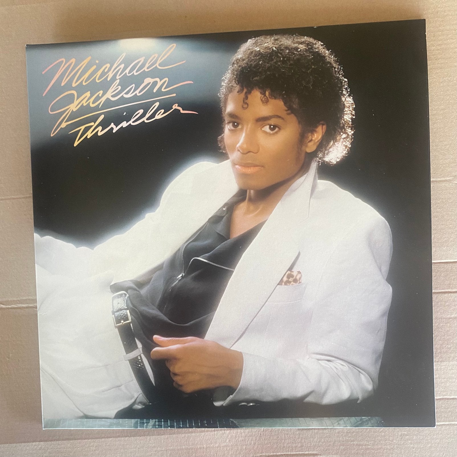 Lp - Michael Jackson - thriller, Cd's en Dvd's, Vinyl | Pop, Ophalen of Verzenden, Zo goed als nieuw, LP