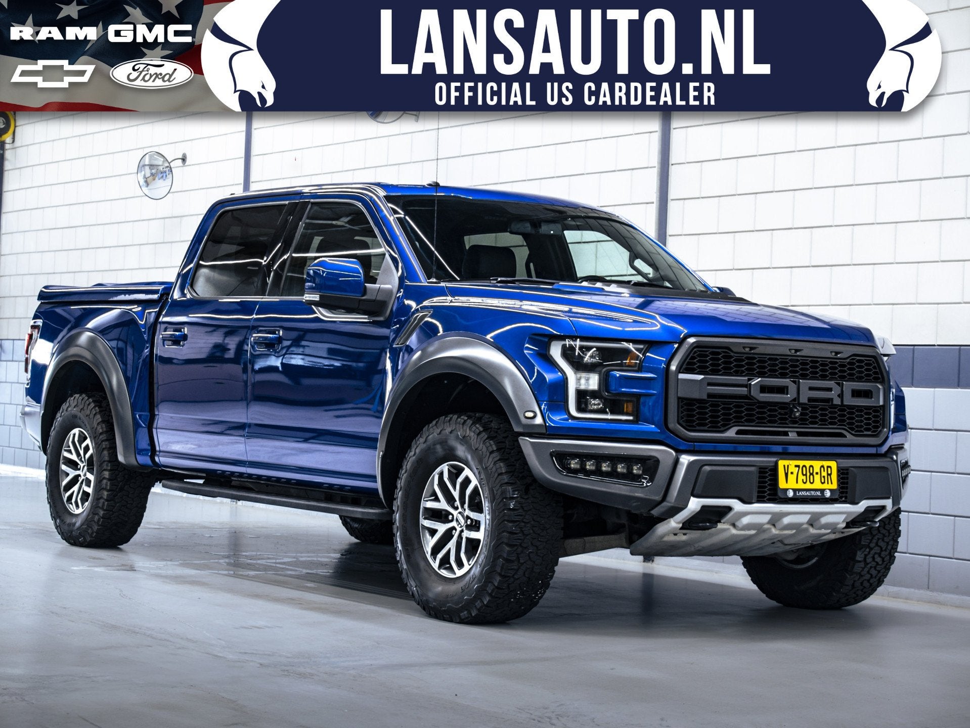 Ford USA F-150 3.5L V6 Ecoboost| SuperCrew Raptor | Nieuwe d, Auto's, Automaat, Dealer onderhouden, 2740 kg, Blauw
