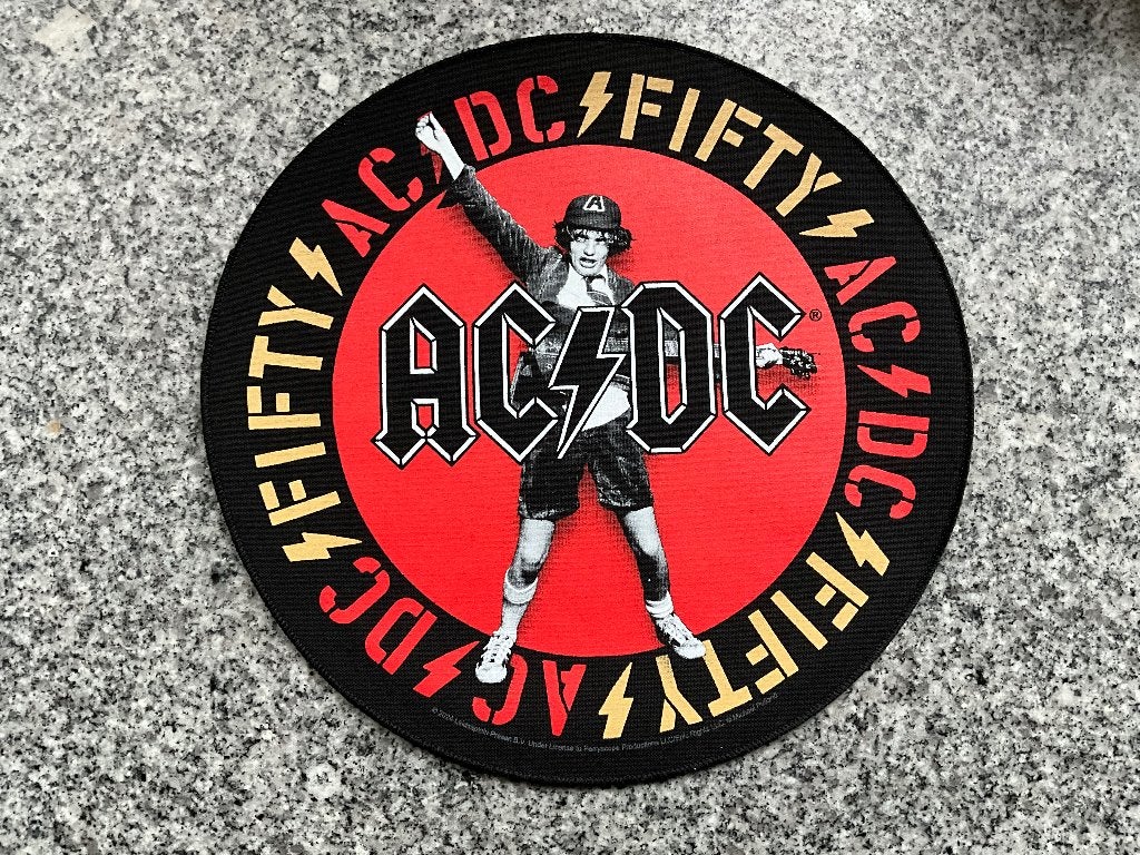 Backpatch/Emblem Embleem meerkleurig van AC/DC " Angus ", Ophalen of Verzenden, Emmen, Regina, Nieuw