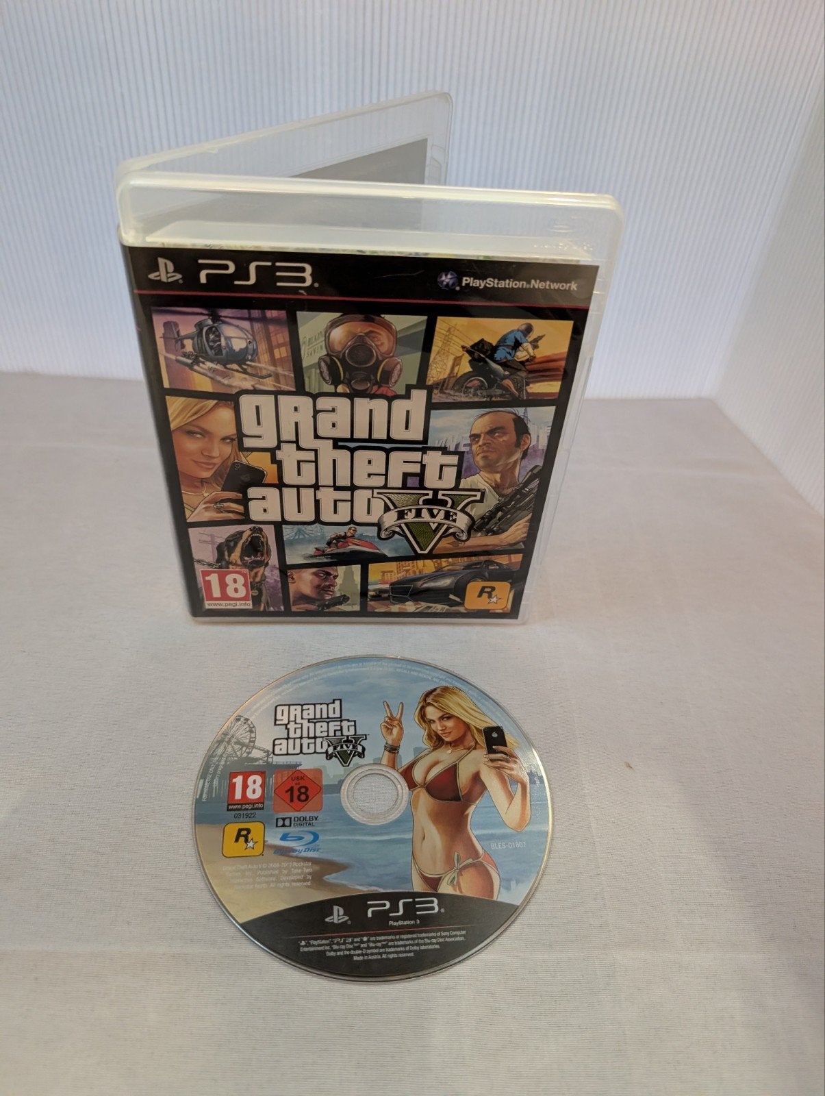 Grand Theft Auto V (GTA 5) PS3 - Compleet met kaart, Spelcomputers en Games, Avontuur en Actie, Online, Vanaf 18 jaar, Verzenden