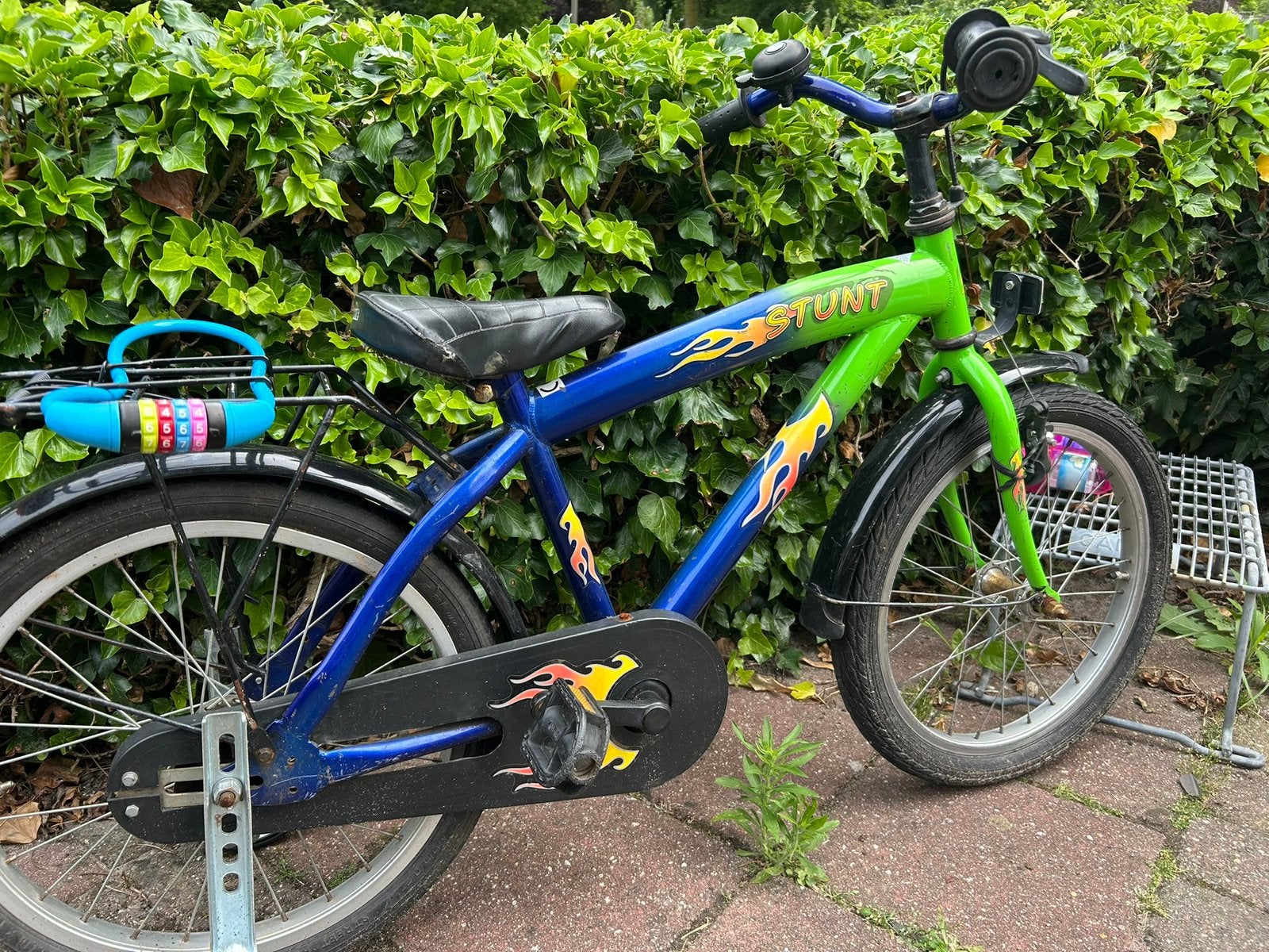 Stoere fiets 18 inch, Ophalen, Gebruikt, Staal, 16 tot 20 inch