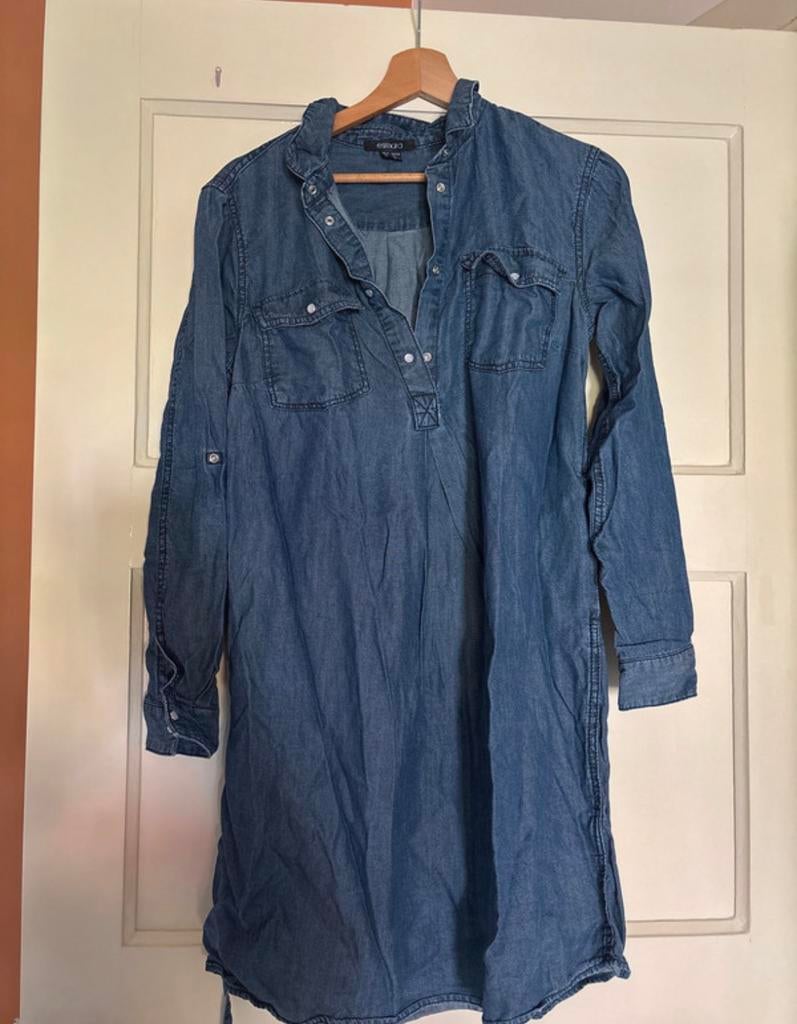 Denim zwangerschapsjurk Esmara maat M, Ophalen of Verzenden, Zo goed als nieuw, Maat 38/40 (M), Blauw