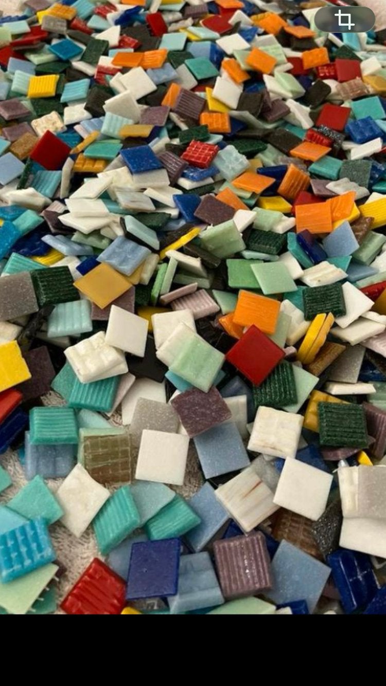 Mozaiek steentjes mix 2x2 cm 5 kilo!!, Ophalen of Verzenden, Nieuw