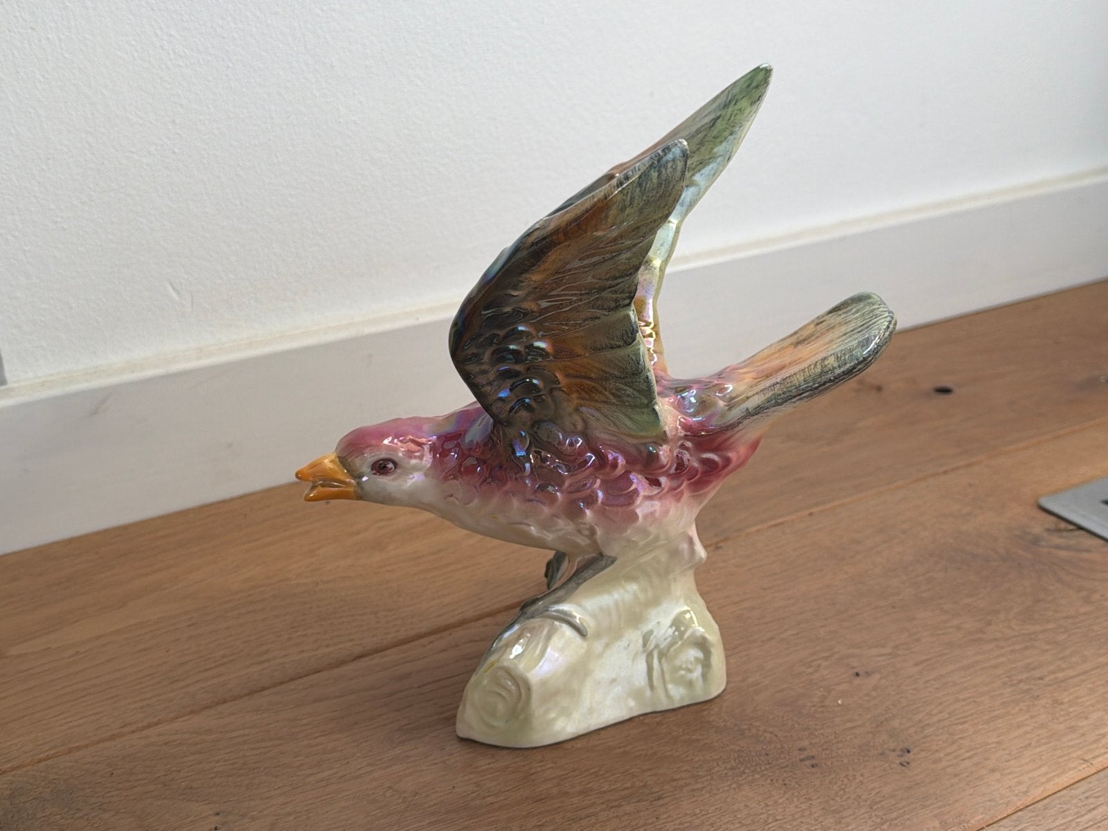 Zeldzaam Jema Holland Keramiek Vogelbeeld (Model 427) – Vint, Ophalen of Verzenden