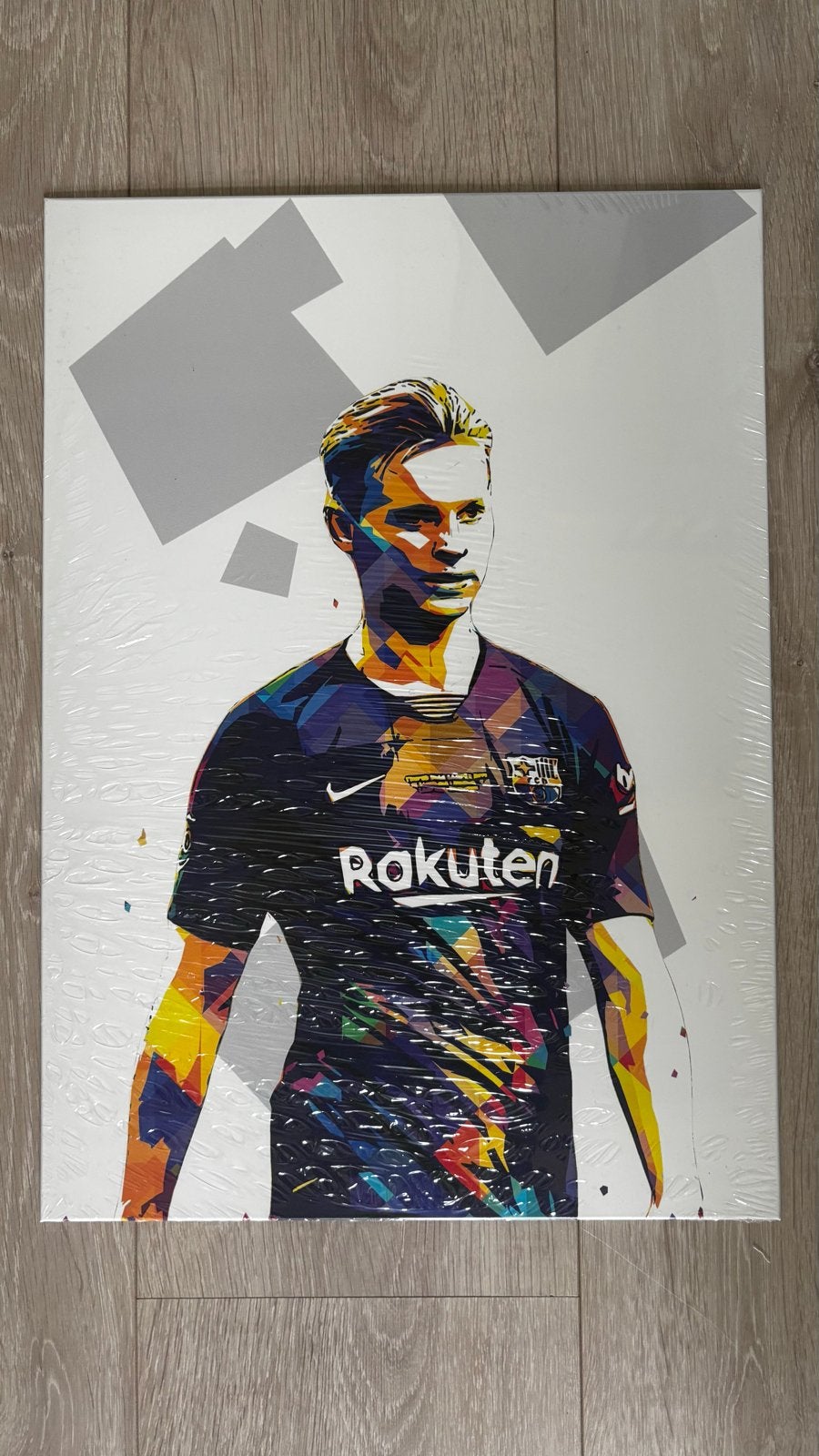 Pop Art Schilderij Frenkie de Jong - Voetbal Kunst, Antiek en Kunst, Kunst | Schilderijen | Modern, Textiel, Figuren, Acrylverf