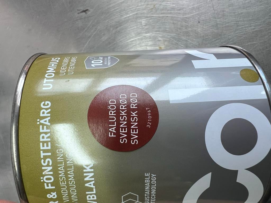Zweeds Rood Verf voor Deuren & Kozijnen - 6x 500ml, Ophalen of Verzenden, Nieuw