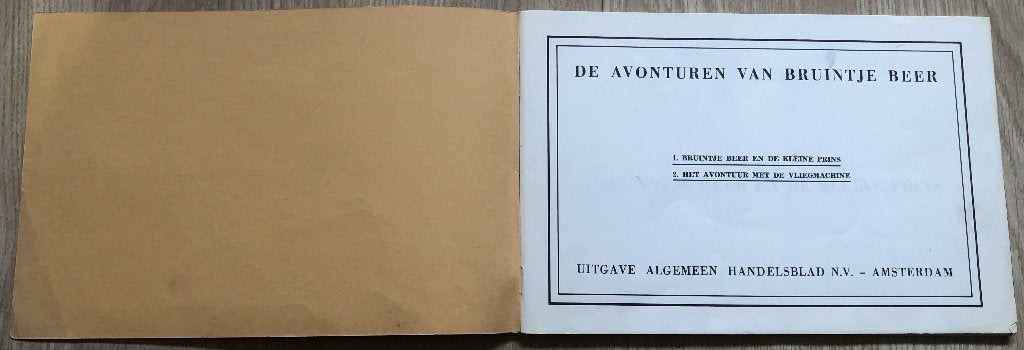 BRUINTJE BEER - DE AVONTUREN VAN BRUINTJE BEER - VIERDE, Eén stripboek, Ophalen of Verzenden, Zo goed als nieuw