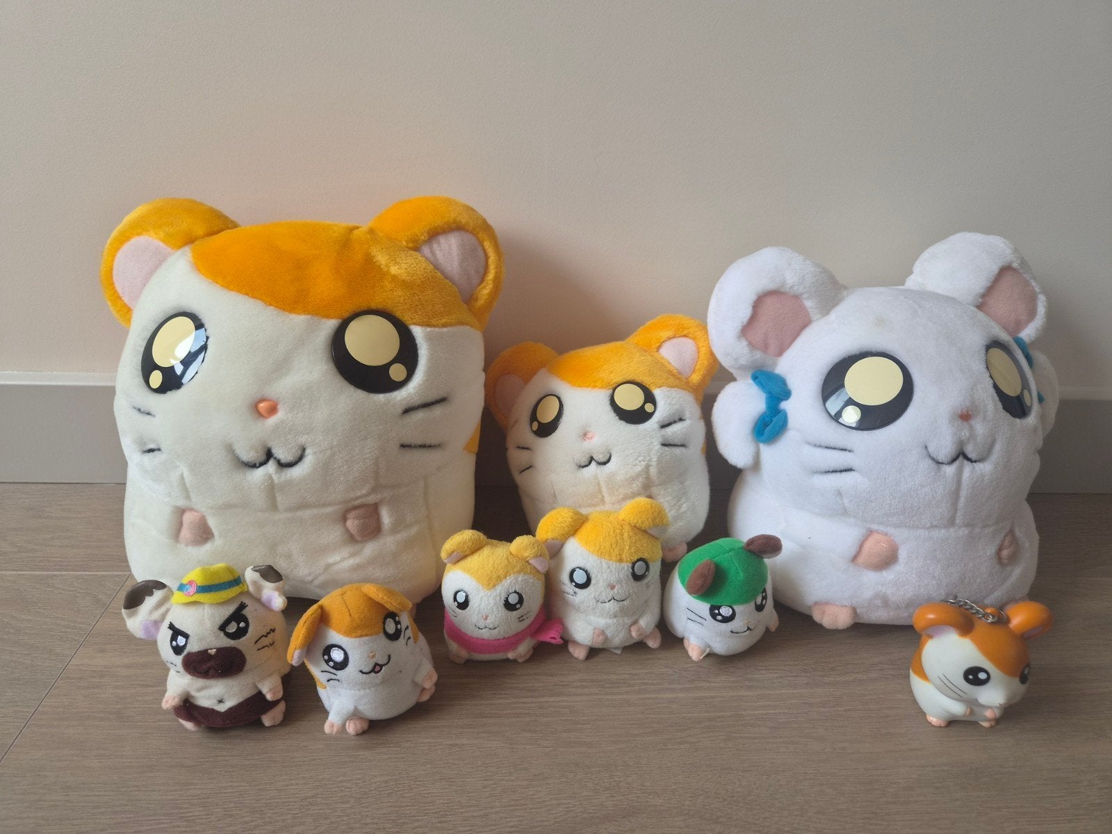 Grote verzameling Hamtaro knuffels - Epoch & Hasbro, Kinderen en Baby's, Speelgoed | Knuffels en Pluche, Gebruikt, Hamster, Overige karakters