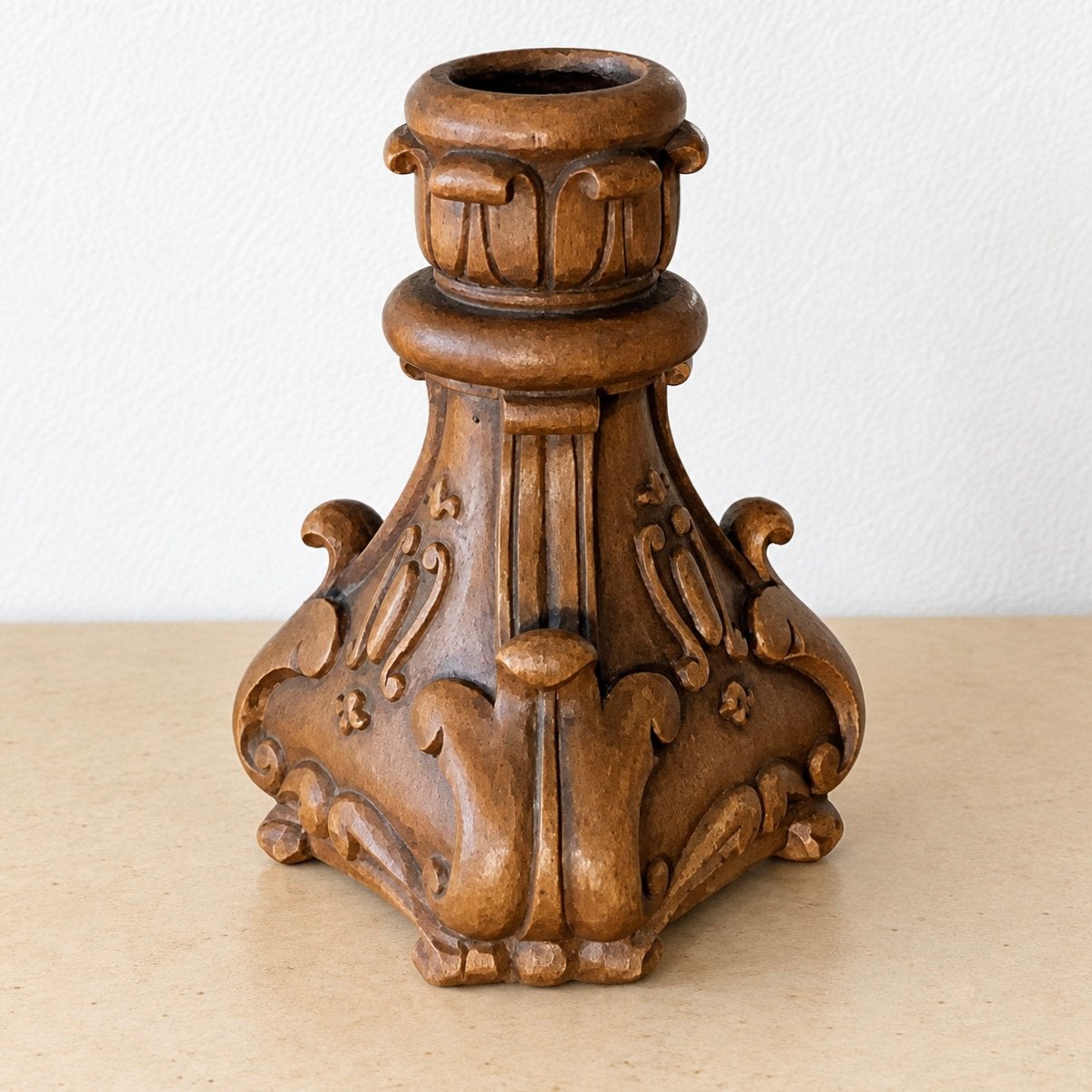 Vintage kandelaar Ceracast Belgium ceramic handmade, Antiek en Kunst, Ophalen of Verzenden, Keramiek of Aardewerk