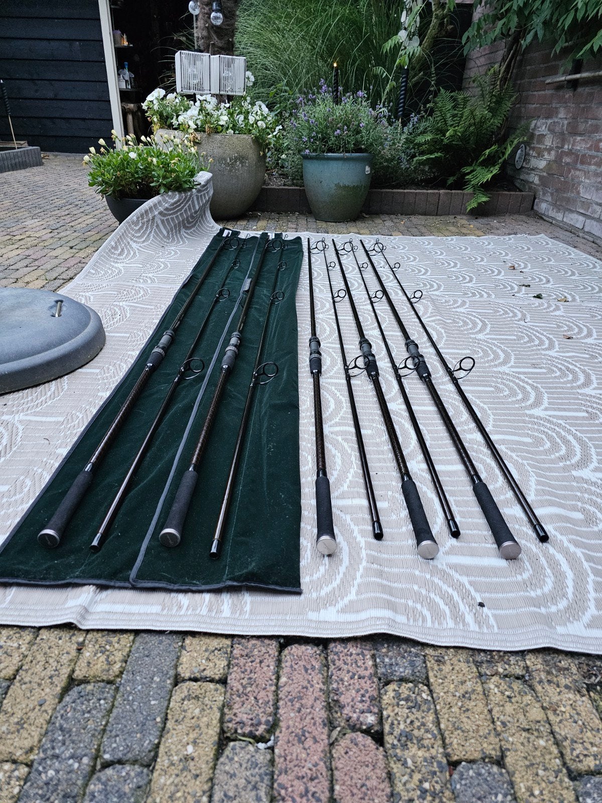 5 x Sportex Fbc 12ft., 2,75lbs, Ophalen, Zo goed als nieuw, Werphengel