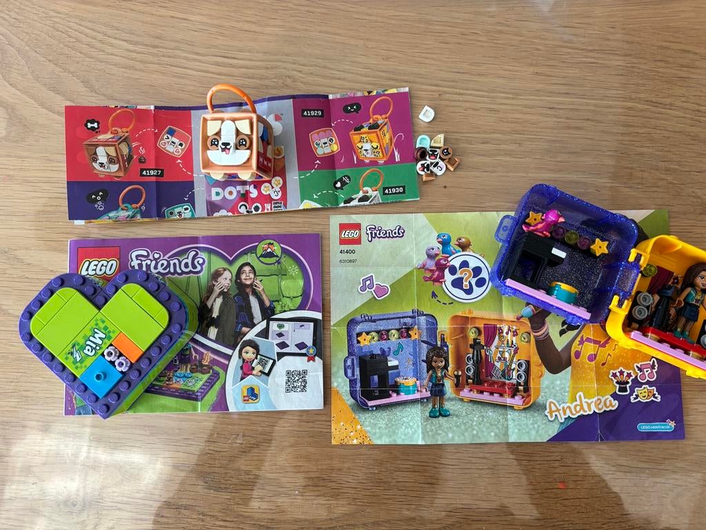 Lego friends doosjes en dots, Ophalen of Verzenden, Gebruikt