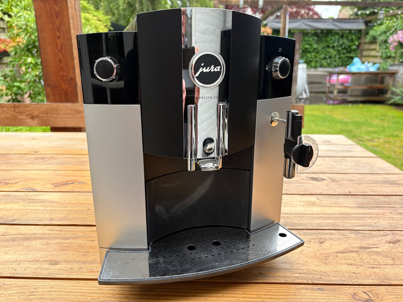 Jura Impressa C65 Platina koffiemachine, Ophalen, Afneembaar waterreservoir, Gebruikt, 10 kopjes of meer