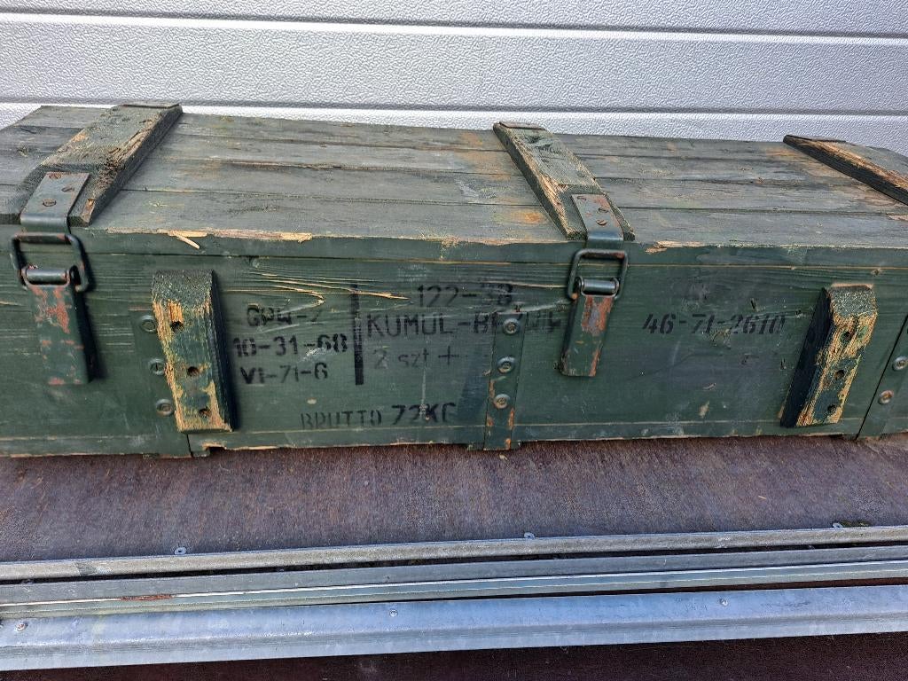 munitiekist, Verzamelen, Militaria | Algemeen, Landmacht, Kist of Geocache, Nederland, Ophalen